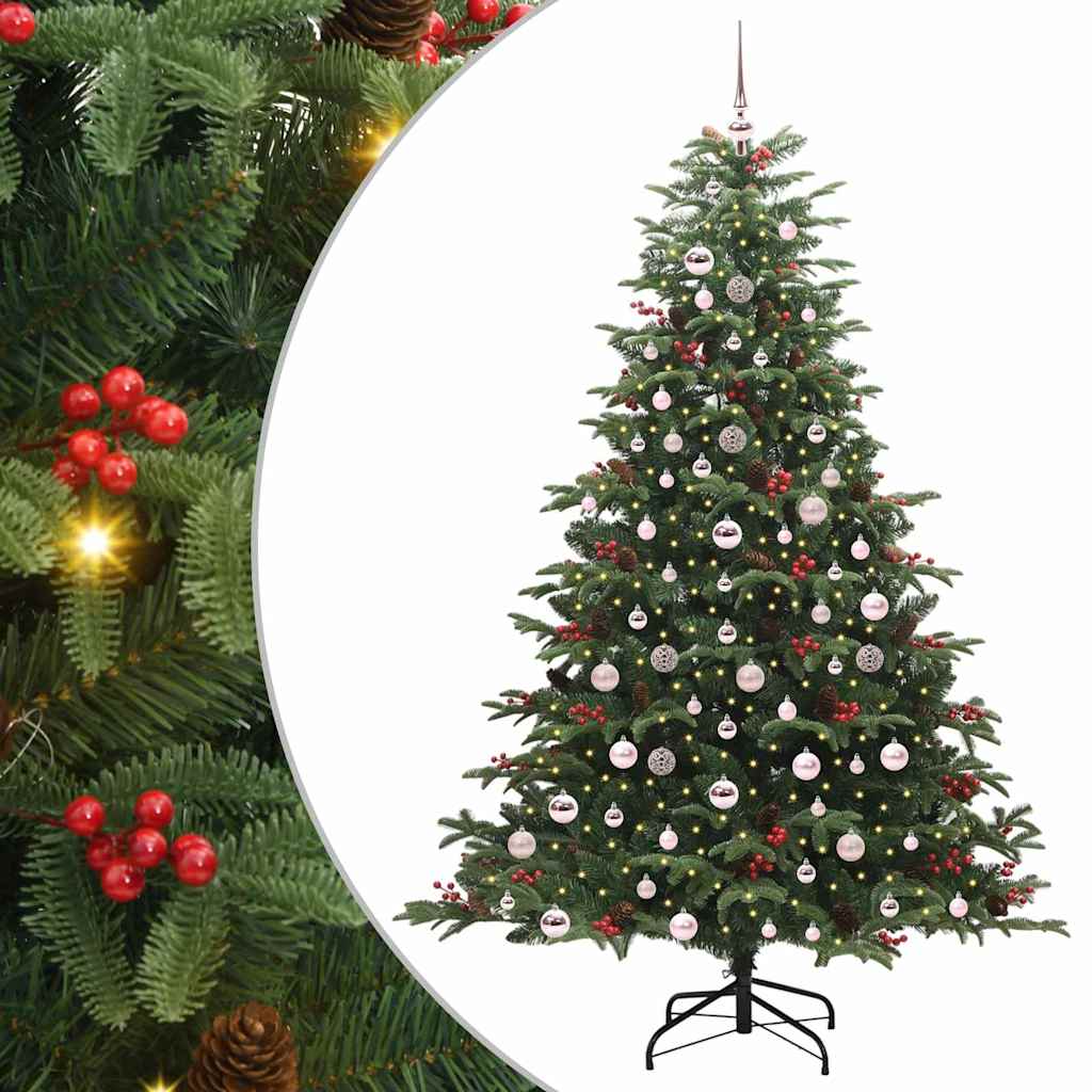 Sapin de Noël artificiel Vert 210 cm PVC, métal et plastique - XIOS
