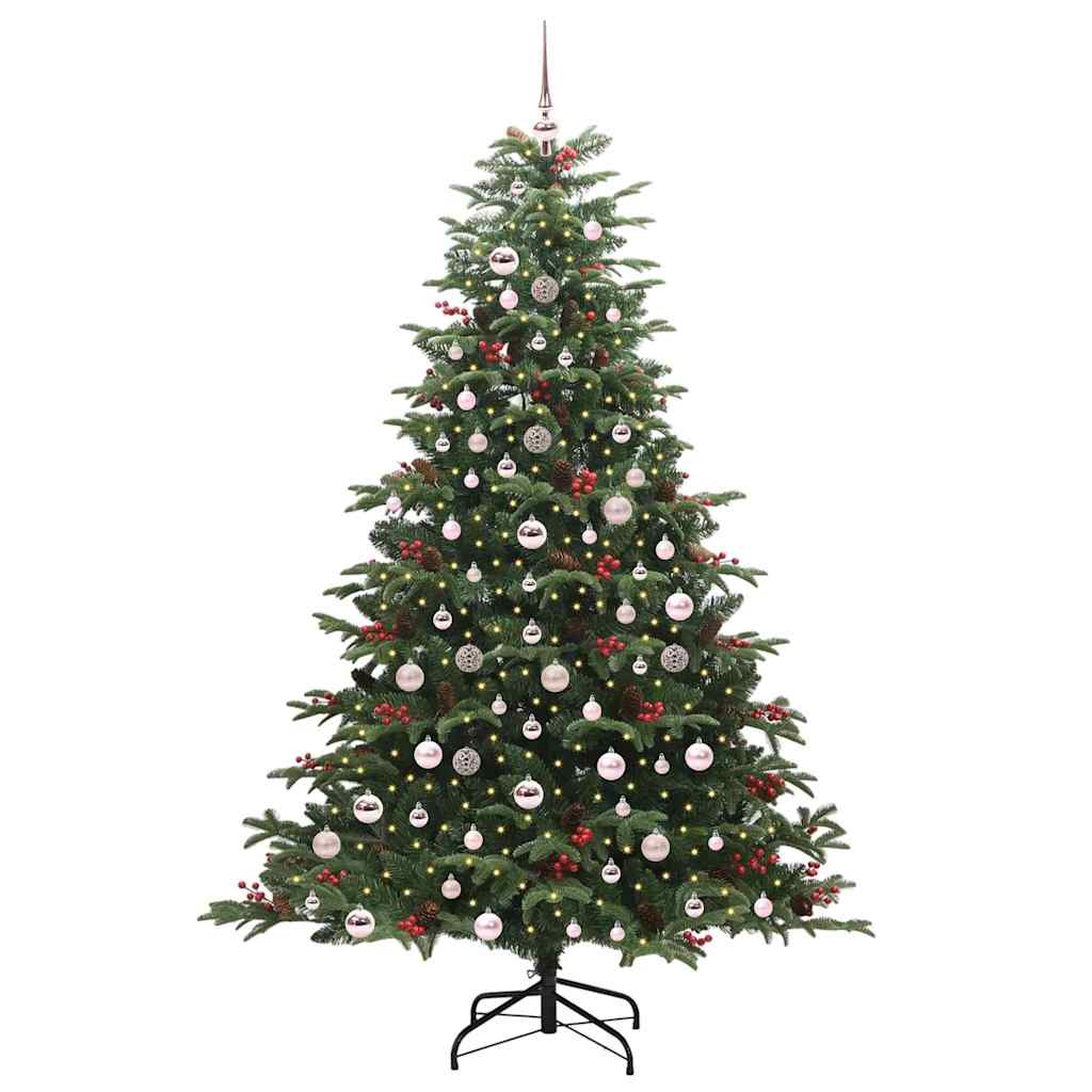Sapin de Noël artificiel Vert 210 cm PVC, métal et plastique - XIOS