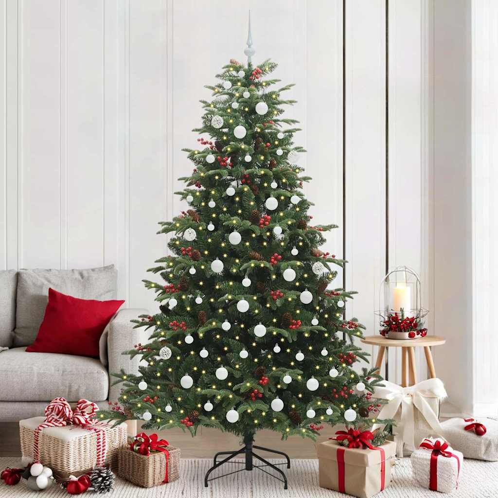 Sapin de Noël artificiel Vert 210 cm PVC, métal et plastique - XIOS