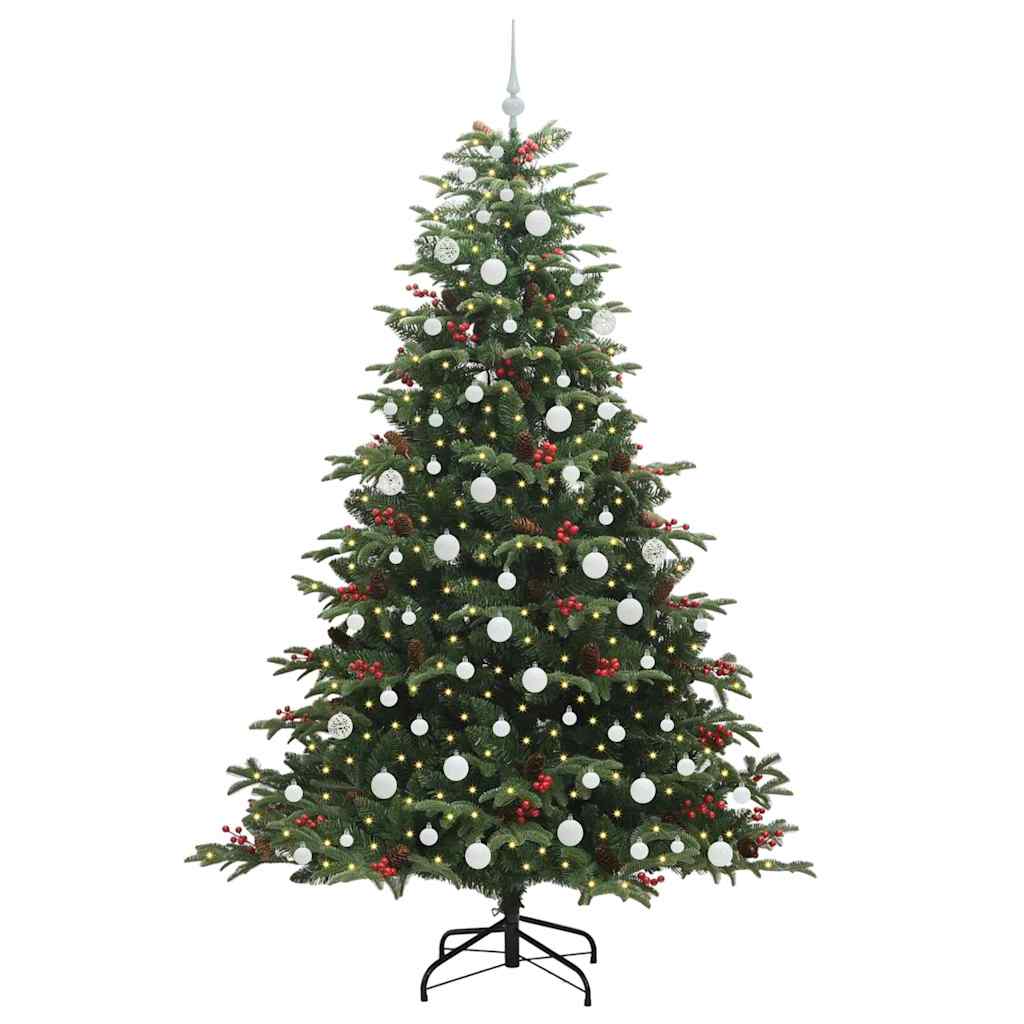 Sapin de Noël artificiel Vert 210 cm PVC, métal et plastique - XIOS
