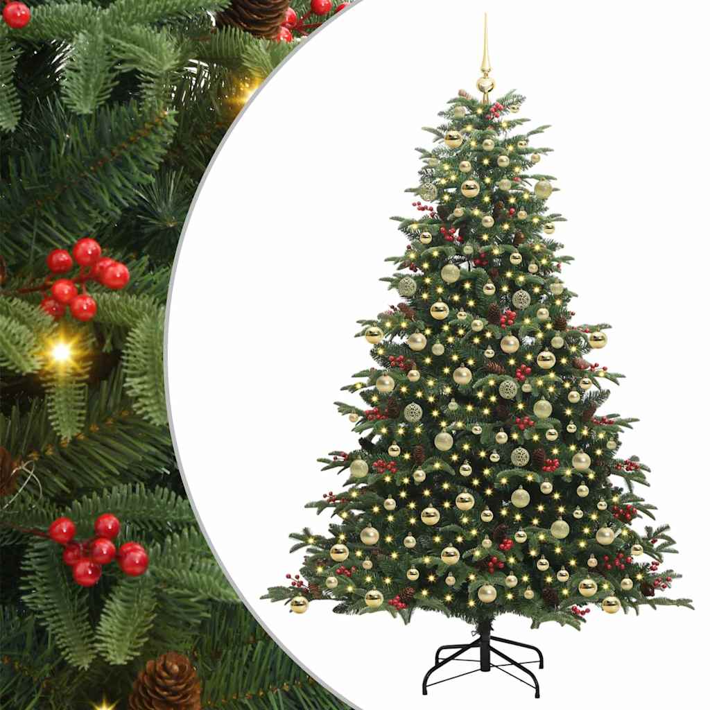 Sapin de Noël artificiel Vert 210 cm PVC, métal et plastique - XIOS