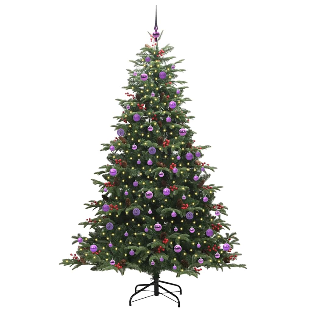 Sapin de Noël artificiel Vert 210 cm PVC, métal et plastique - XIOS
