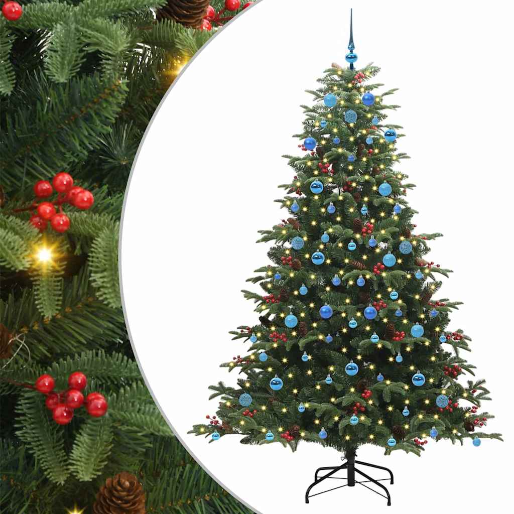 Sapin de Noël artificiel Vert 210 cm PVC, métal et plastique - XIOS