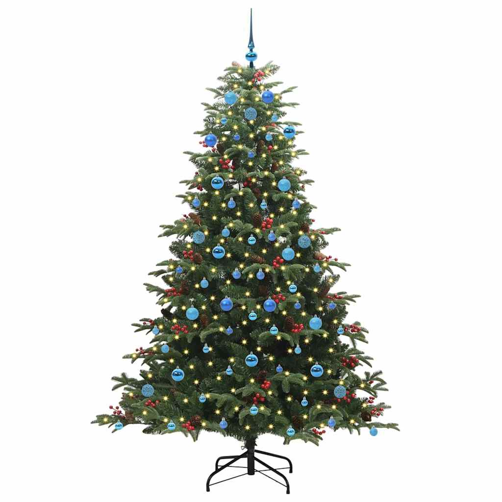 Sapin de Noël artificiel Vert 210 cm PVC, métal et plastique - XIOS