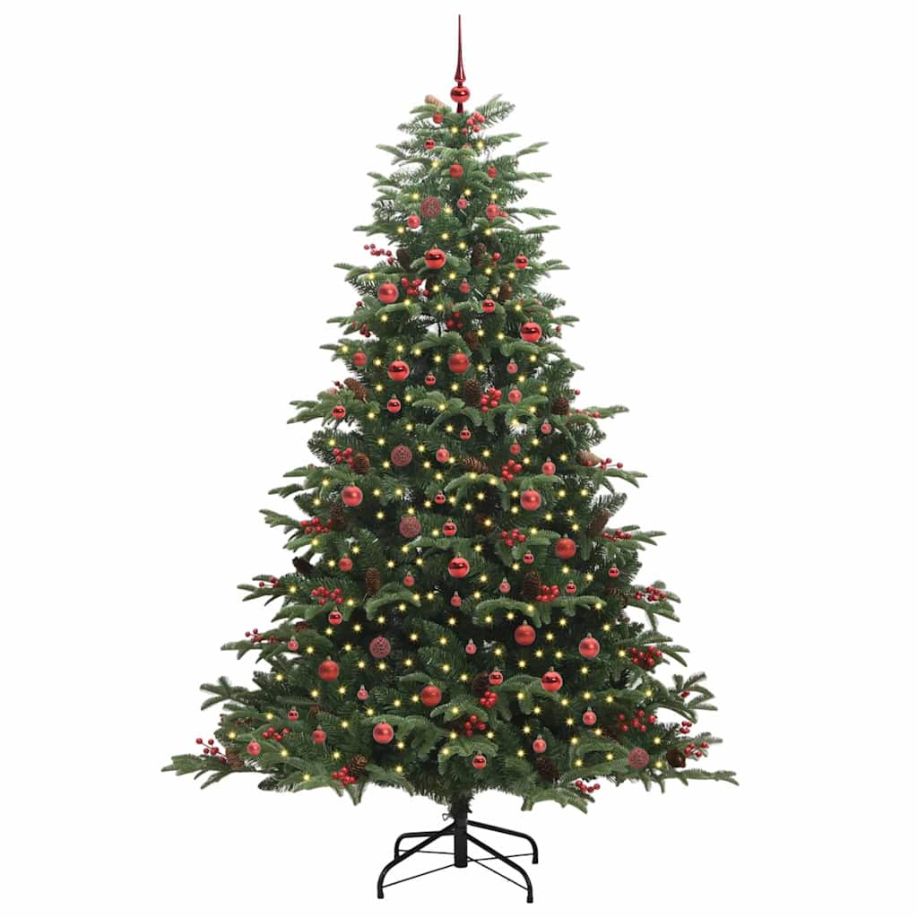 Sapin de Noël artificiel Vert 240 cm PVC, métal et plastique - XIOS