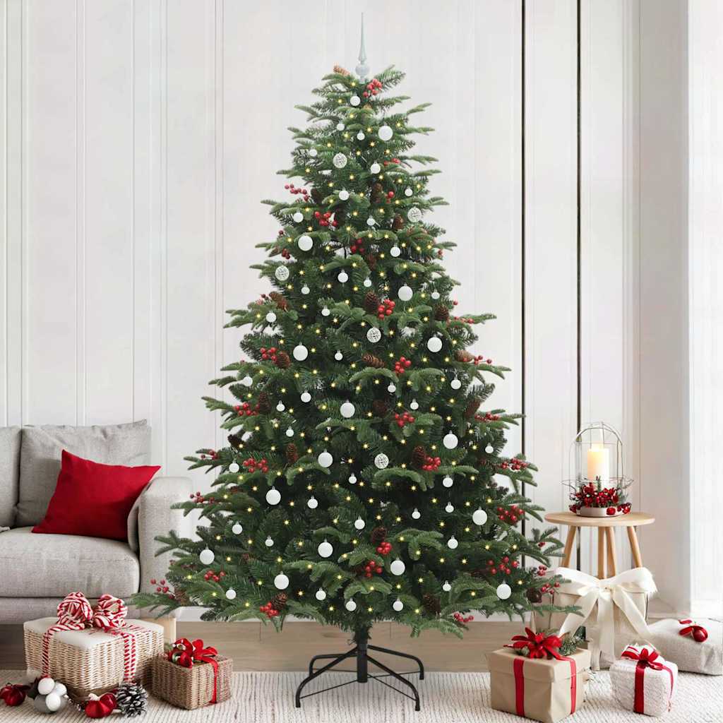 Sapin de Noël artificiel Vert 240 cm PVC, métal et plastique - XIOS