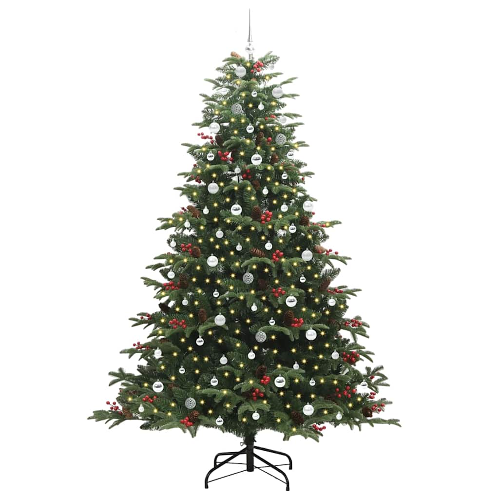 Sapin de Noël artificiel Vert 240 cm PVC, métal et plastique - XIOS