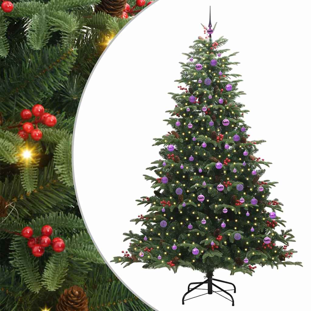Sapin de Noël artificiel Vert 240 cm PVC, métal et plastique - XIOS