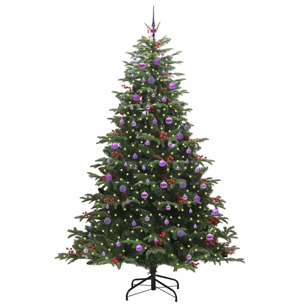 Sapin de Noël artificiel Vert 240 cm PVC, métal et plastique - XIOS