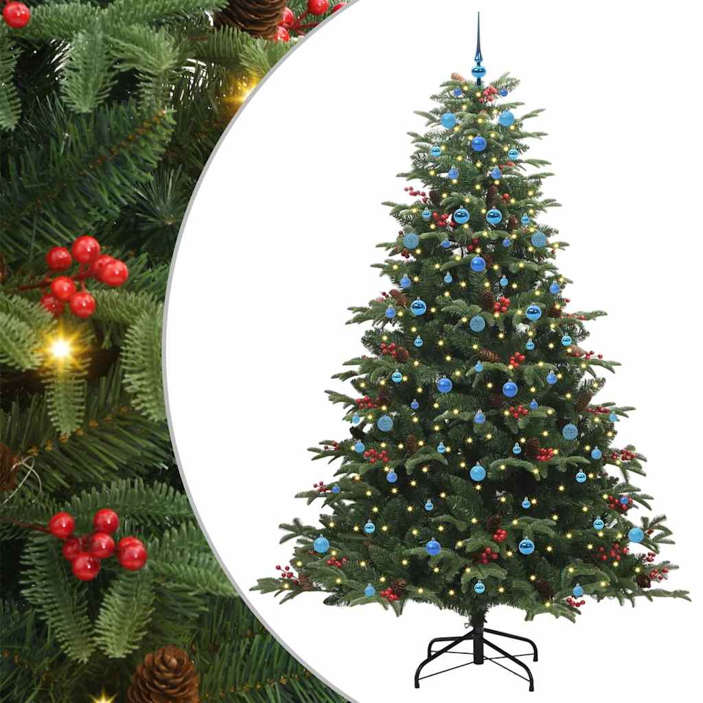 Sapin de Noël artificiel Vert 240 cm PVC, métal et plastique - XIOS