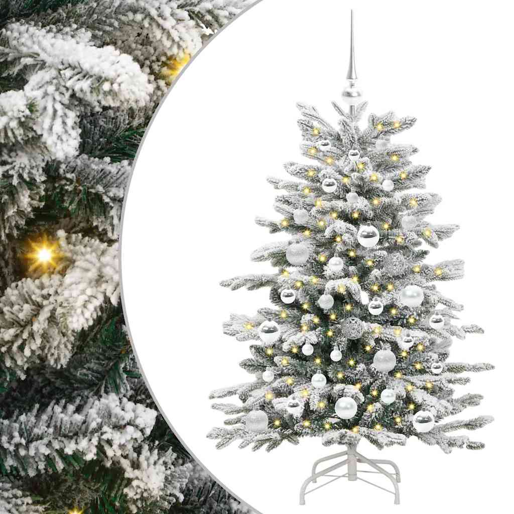 Sapin de Noël Artificiel à Branches Articulées Blanc 120 cm - XIOS