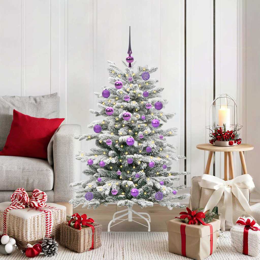 Sapin de Noël Artificiel à Branches Articulées Blanc 120 cm - XIOS