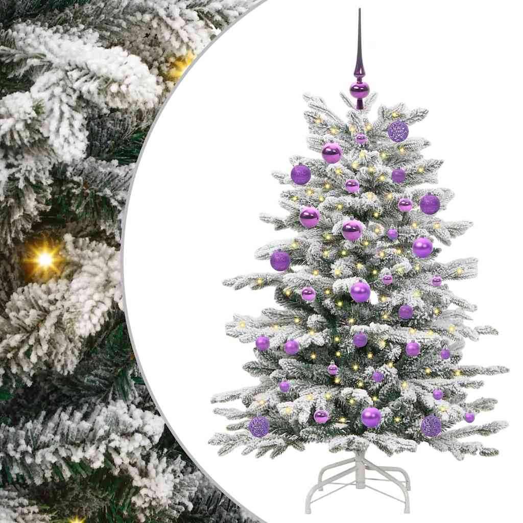 Sapin de Noël Artificiel à Branches Articulées Blanc 120 cm - XIOS
