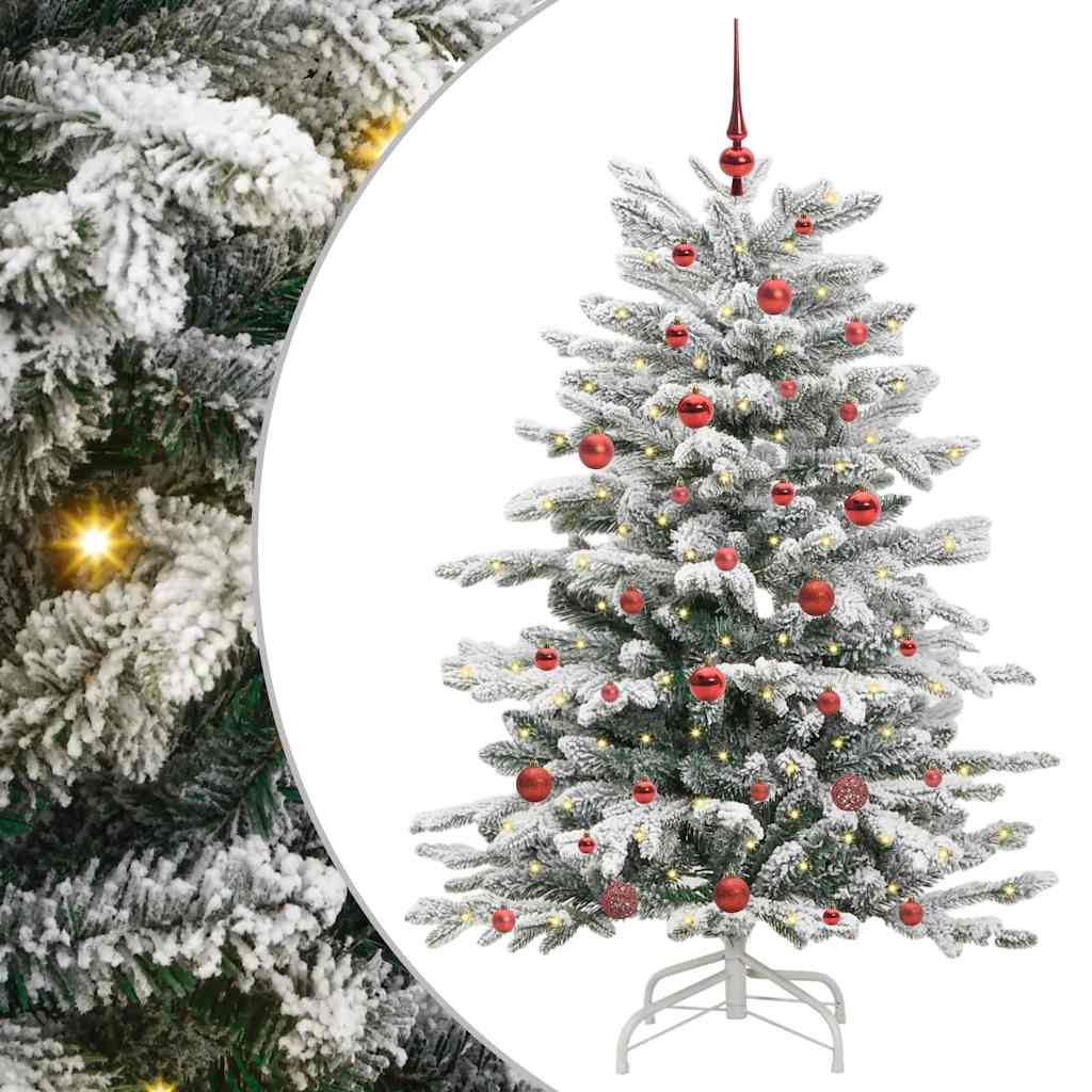 Sapin de Noël Artificiel à Branches Articulées Blanc 150 cm - XIOS
