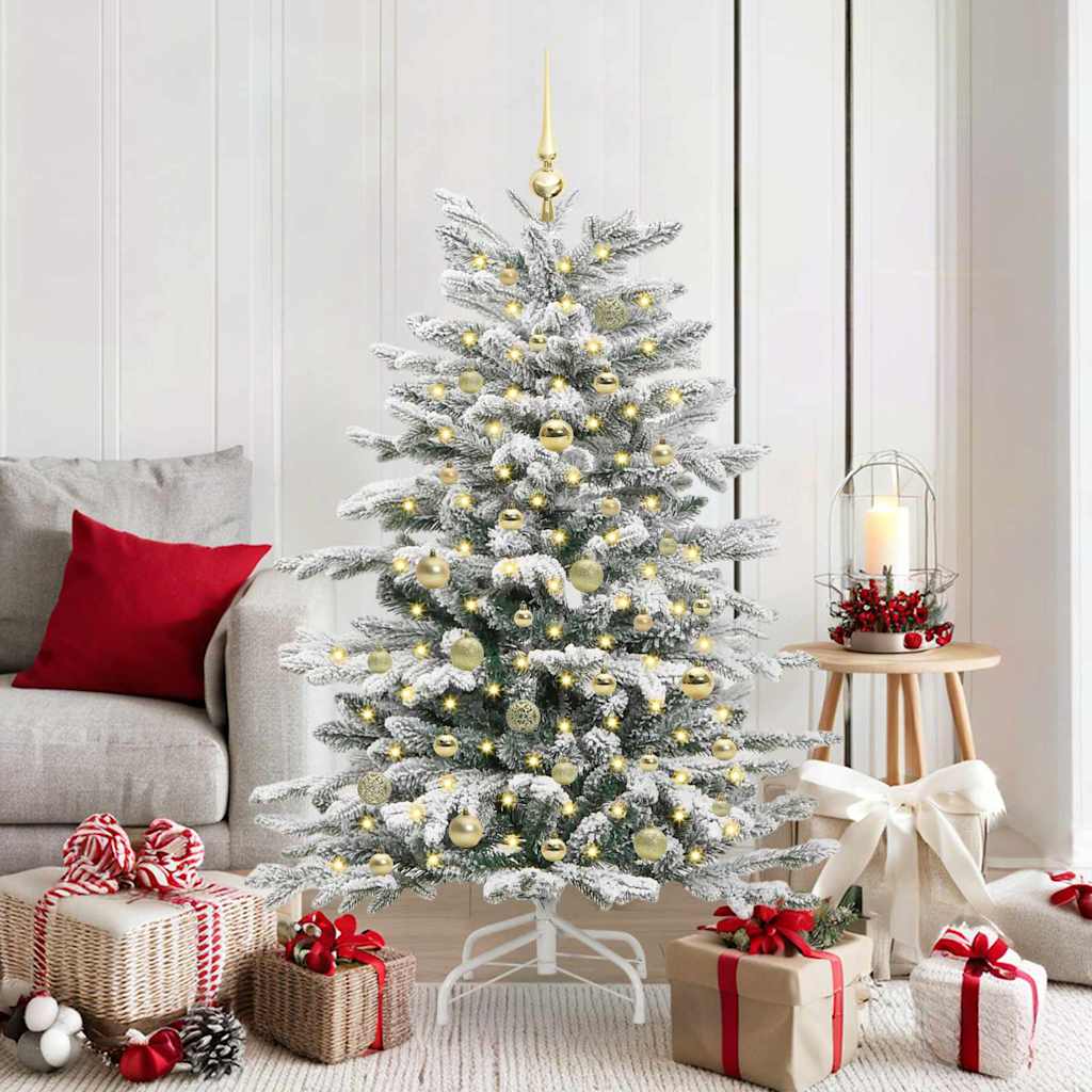 Sapin de Noël Artificiel à Branches Articulées Blanc 150 cm - XIOS