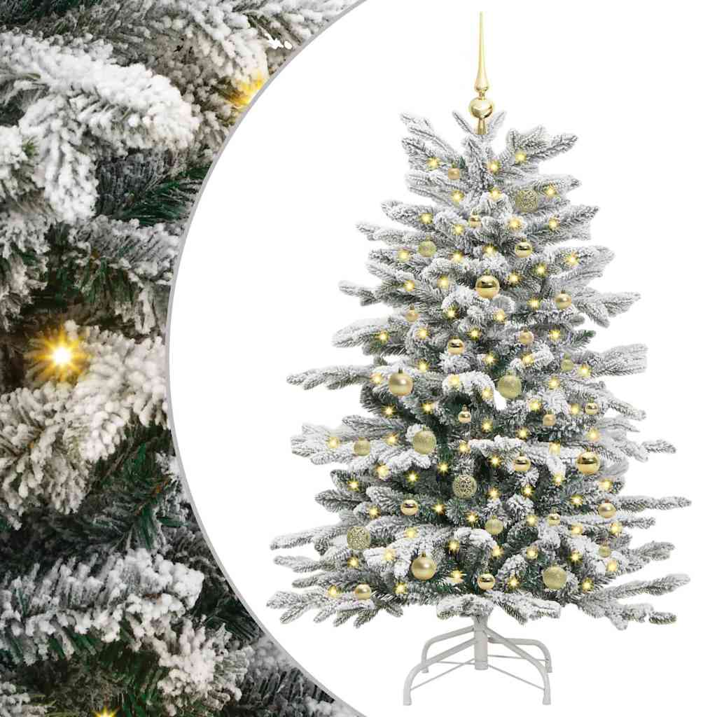 Sapin de Noël Artificiel à Branches Articulées Blanc 150 cm - XIOS