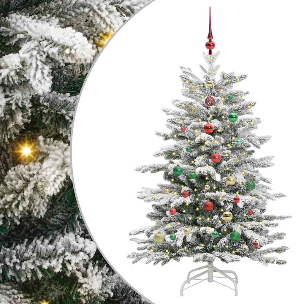Sapin de Noël Artificiel à Branches Articulées Blanc 150 cm - XIOS