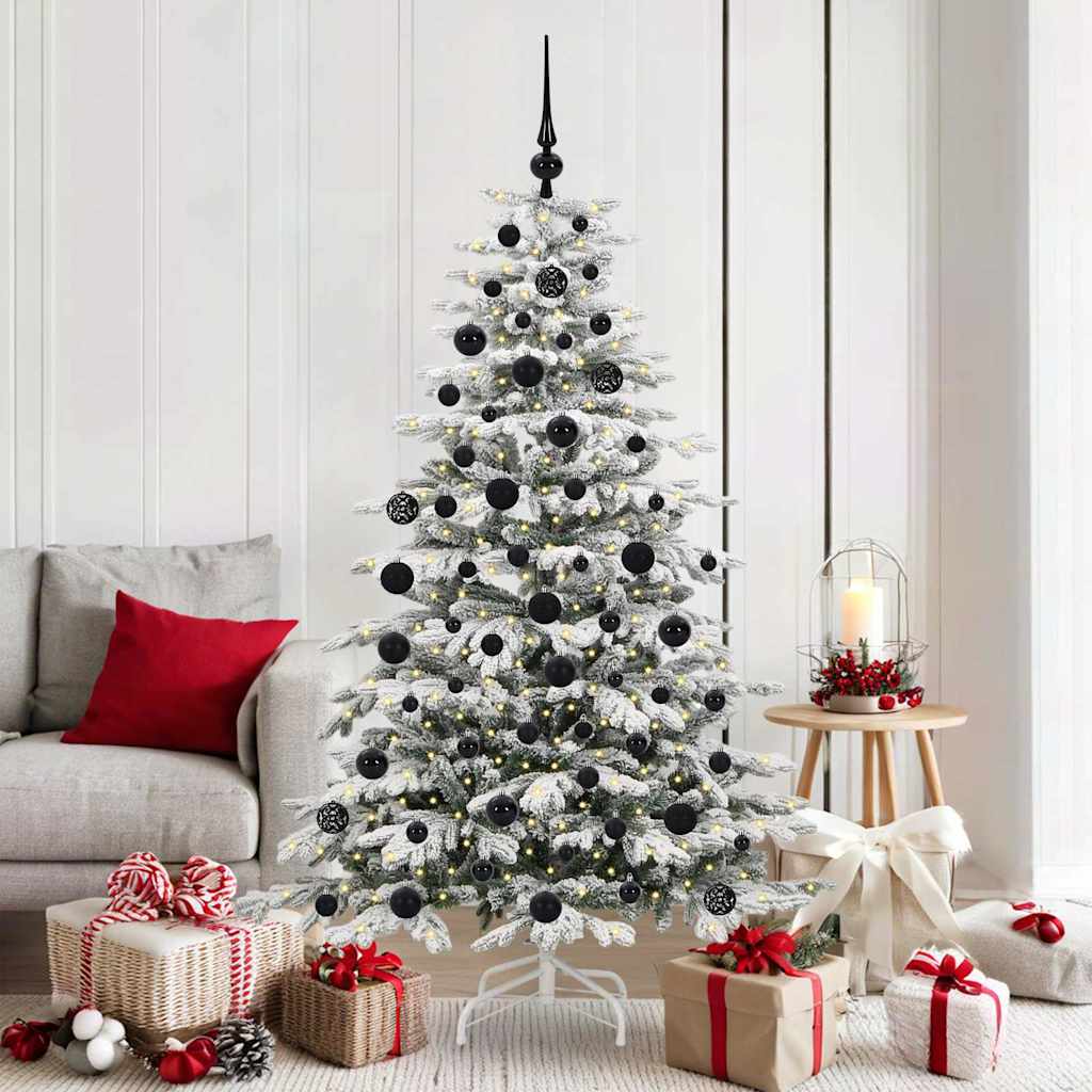 Sapin de Noël Artificiel à Branches Articulées Blanc 180 cm - XIOS