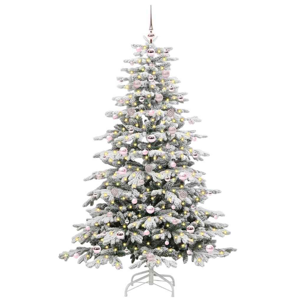 Sapin de Noël Artificiel à Branches Articulées Blanc 180 cm - XIOS