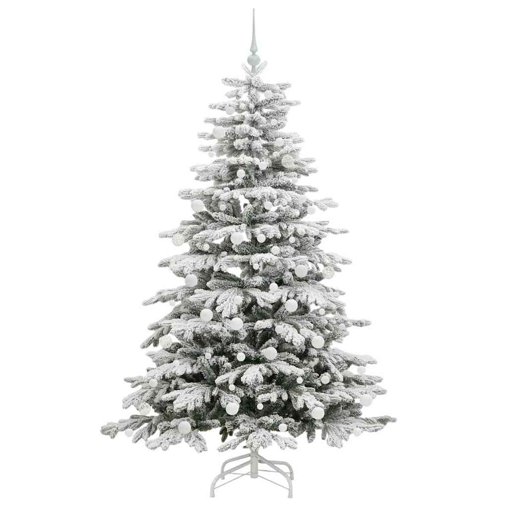 Sapin de Noël Artificiel à Branches Articulées Blanc 180 cm - XIOS