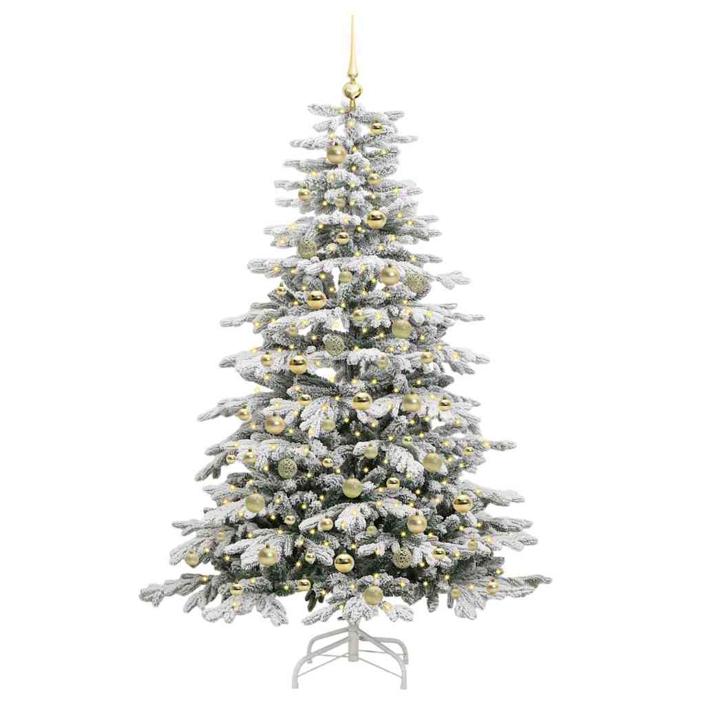 Sapin de Noël Artificiel à Branches Articulées Blanc 180 cm - XIOS