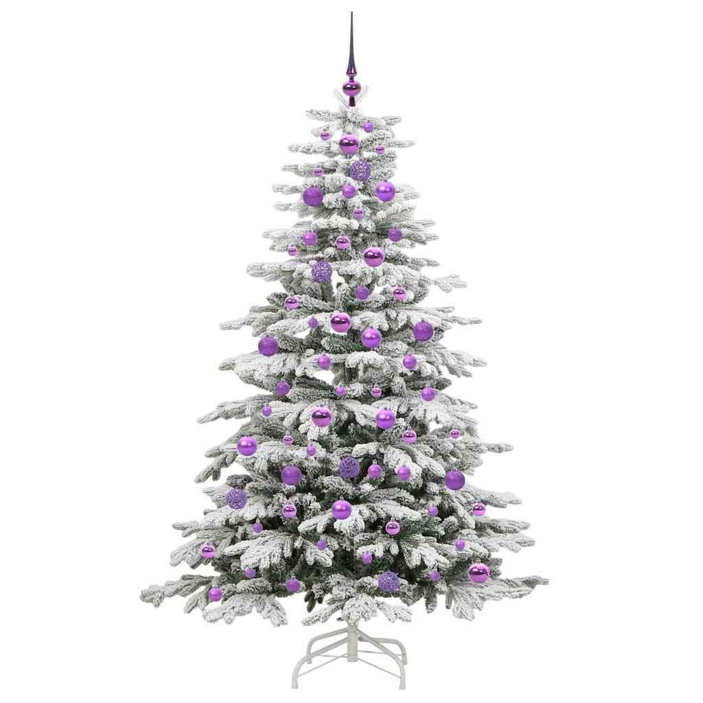 Sapin de Noël Artificiel à Branches Articulées Blanc 180 cm - XIOS