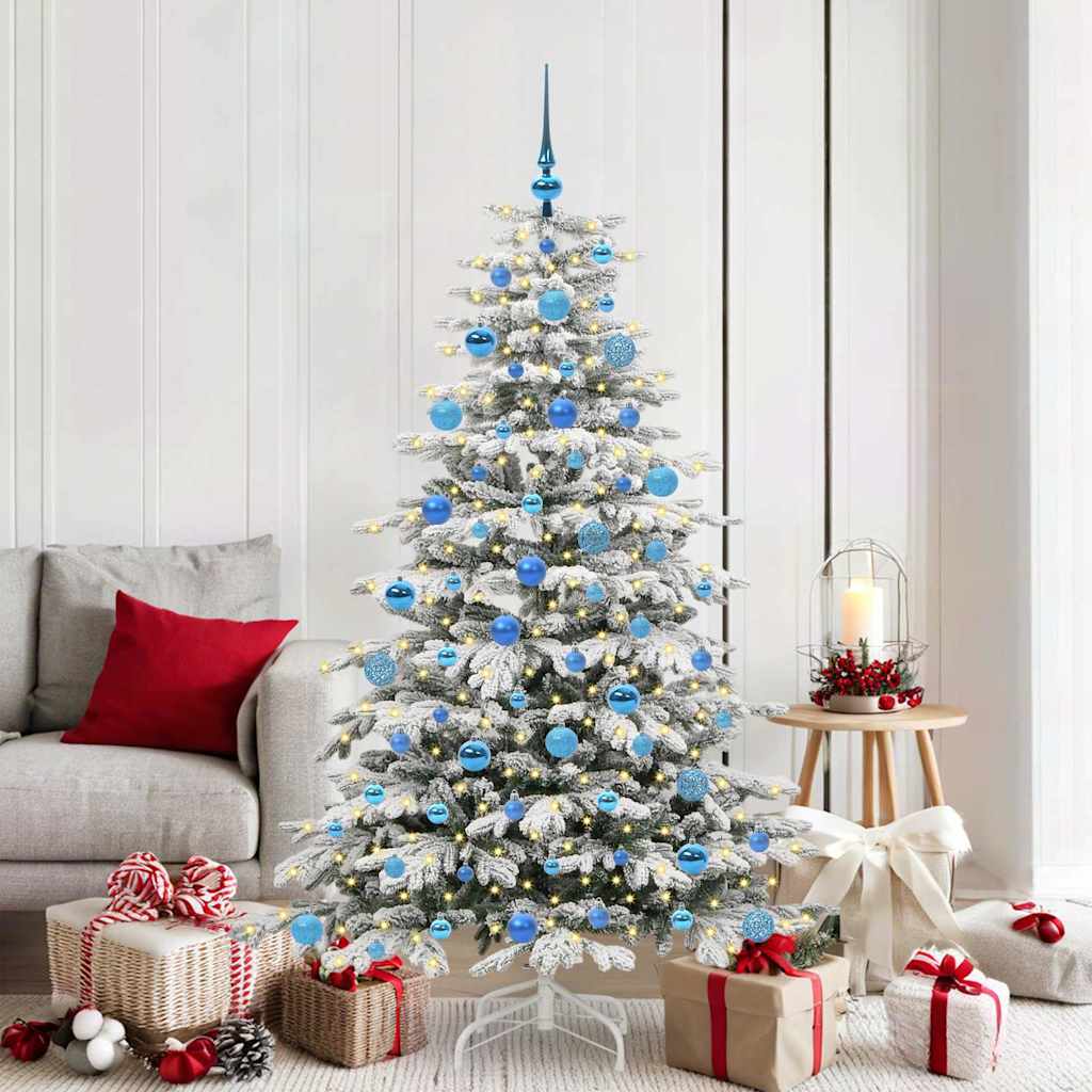 Sapin de Noël Artificiel à Branches Articulées Blanc 180 cm - XIOS