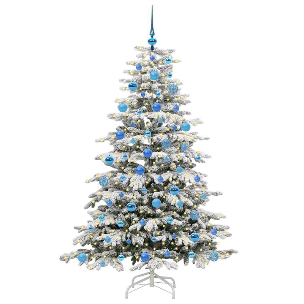 Sapin de Noël Artificiel à Branches Articulées Blanc 180 cm - XIOS
