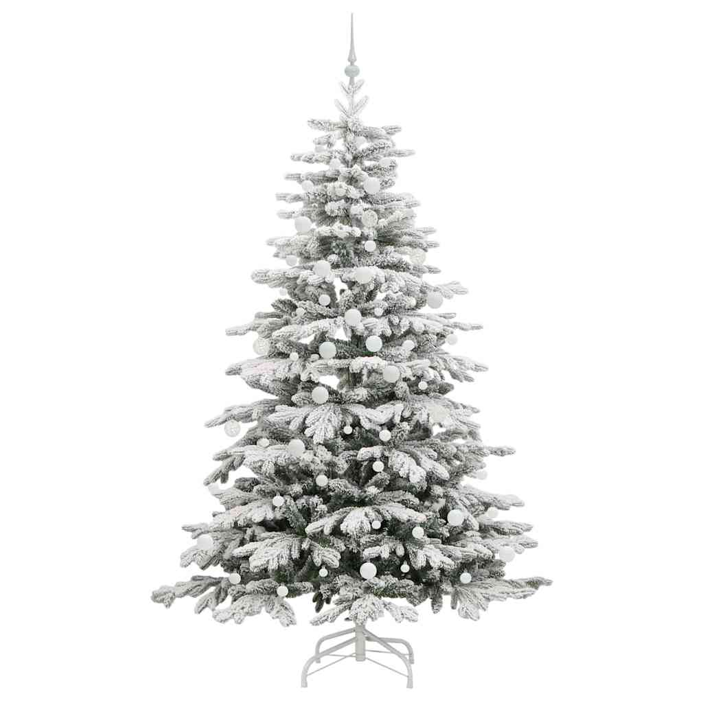 Sapin de Noël Artificiel à Branches Articulées Blanc 210 cm - XIOS
