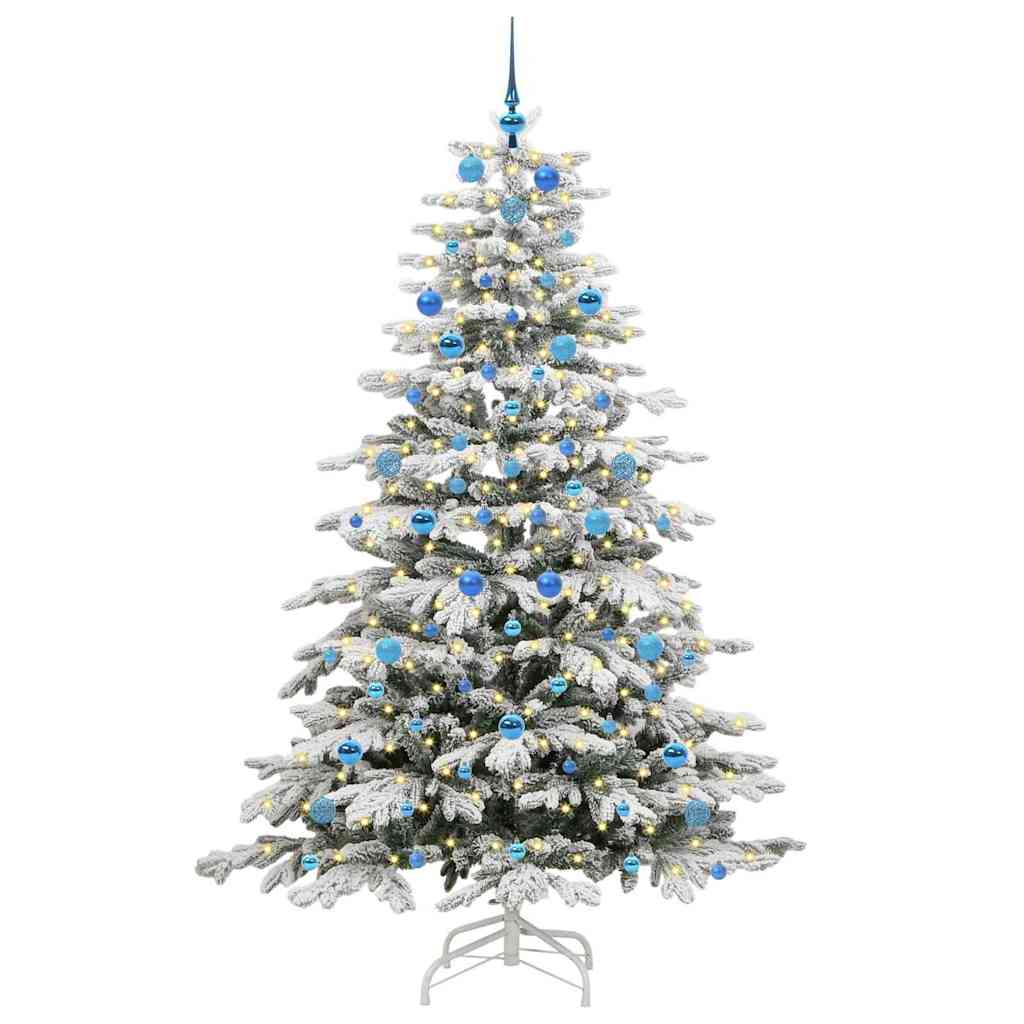Sapin de Noël Artificiel à Branches Articulées Blanc 210 cm - XIOS