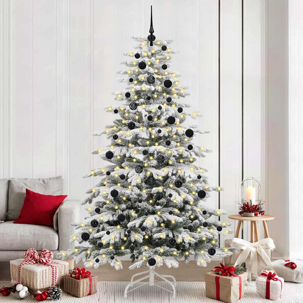 Sapin de Noël Artificiel à Branches Articulées Blanc 240 cm - XIOS