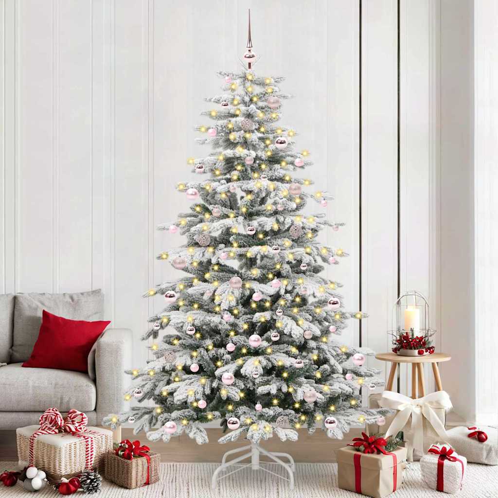 Sapin de Noël Artificiel à Branches Articulées Blanc 240 cm - XIOS
