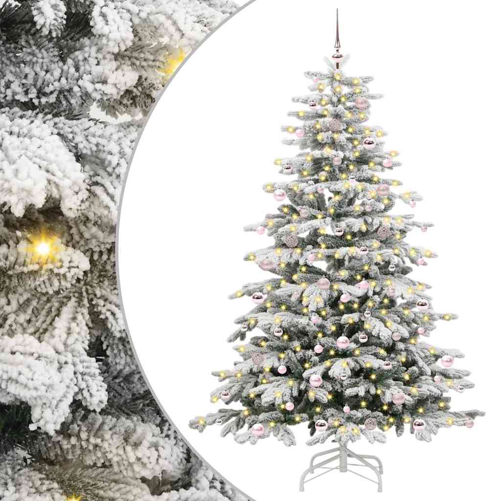 Sapin de Noël Artificiel à Branches Articulées Blanc 240 cm - XIOS