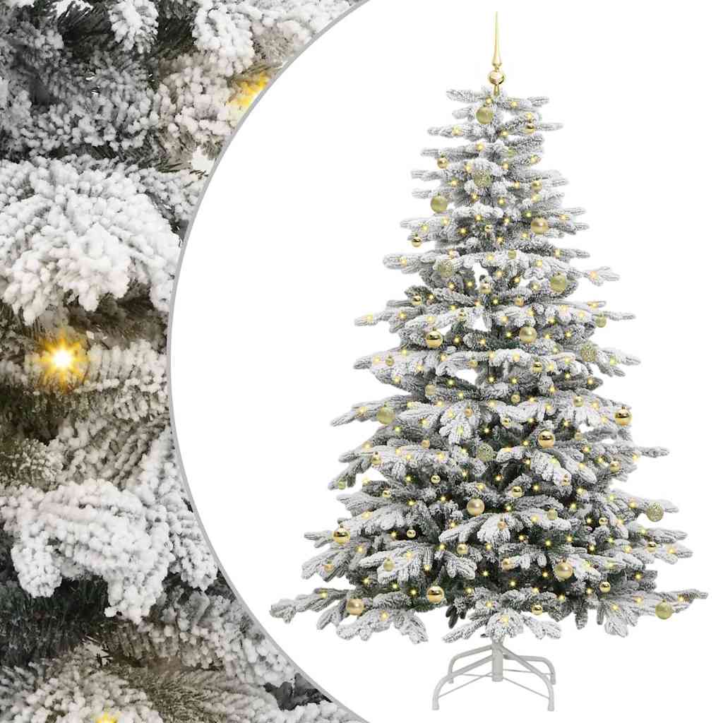 Sapin de Noël Artificiel à Branches Articulées Blanc 240 cm - XIOS