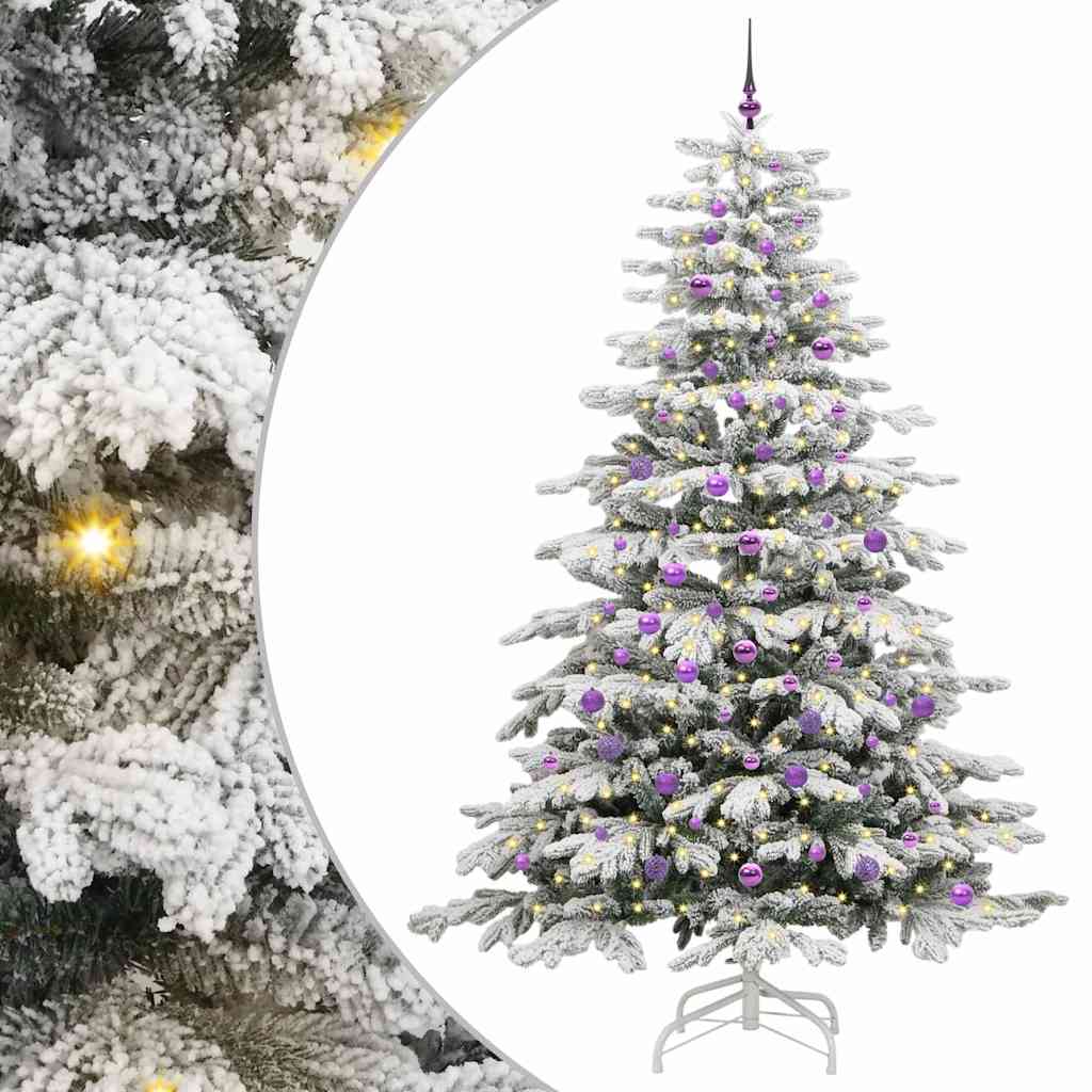 Sapin de Noël Artificiel à Branches Articulées Blanc 240 cm - XIOS