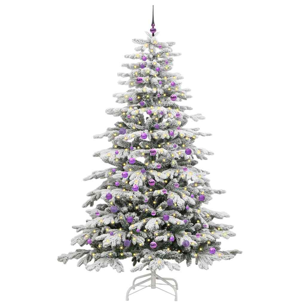 Sapin de Noël Artificiel à Branches Articulées Blanc 240 cm - XIOS