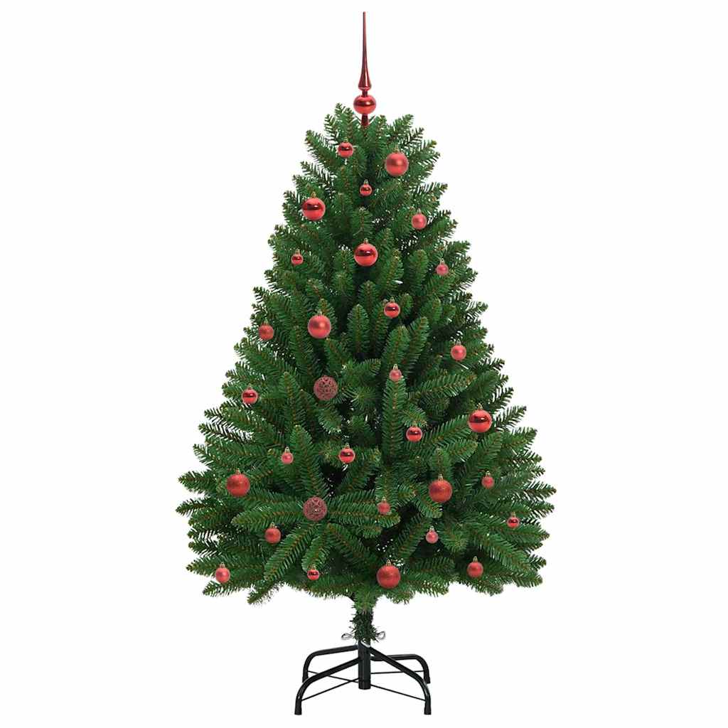 Sapin de Noël artificiel avec 150 LED Vert 150 cm PVC et métal - XIOS