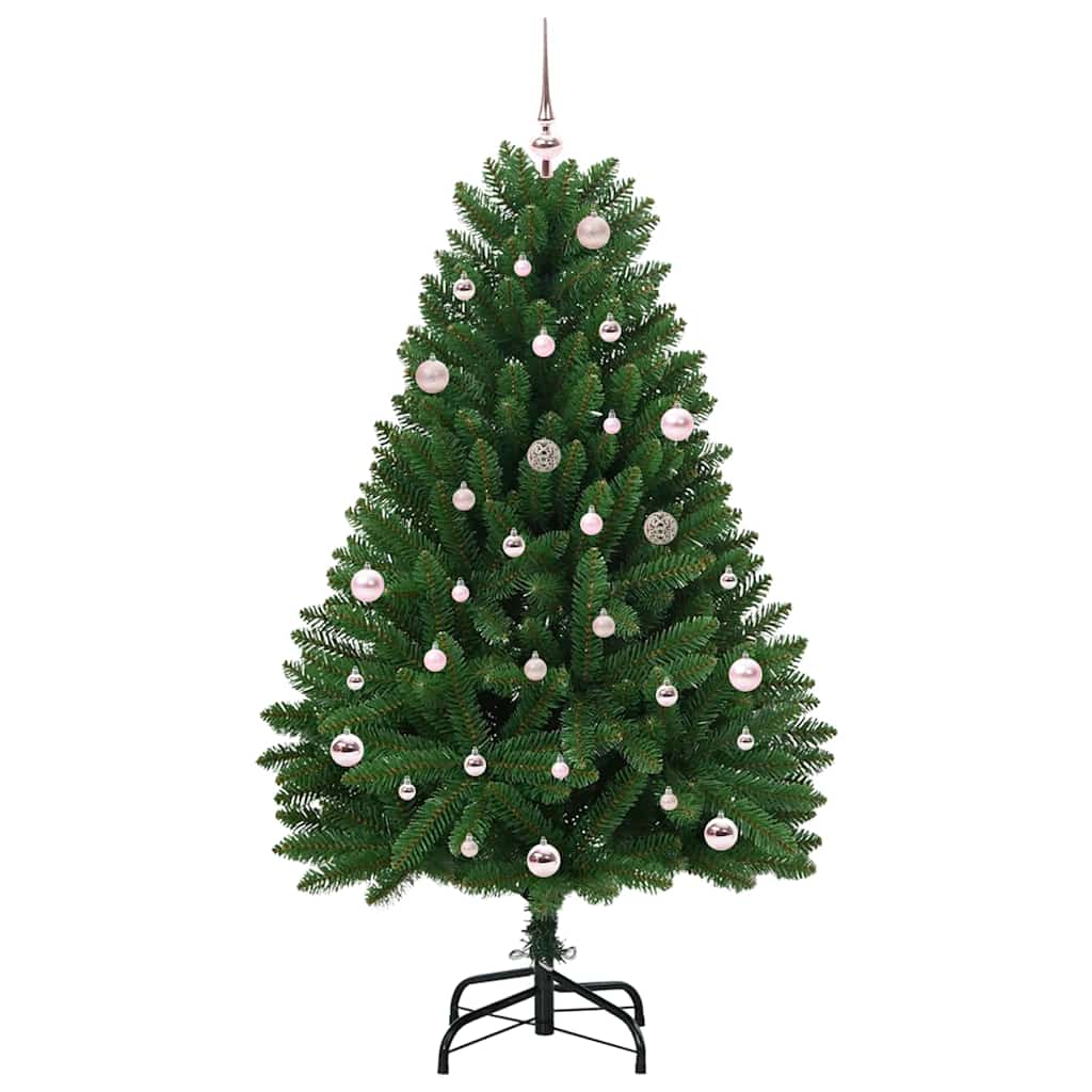 Sapin de Noël artificiel avec 150 LED Vert 150 cm PVC et métal - XIOS