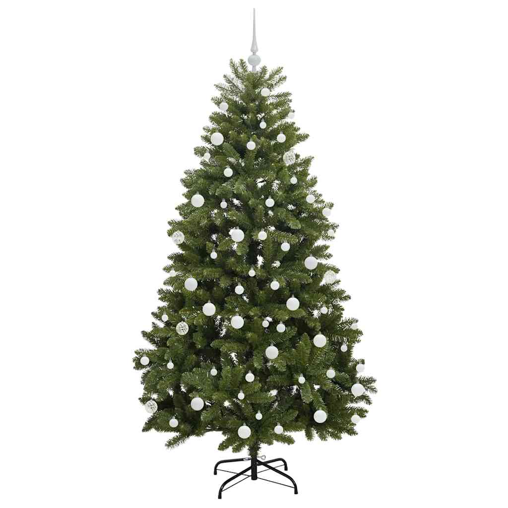 Sapin de Noël artificiel avec 300 LED Vert 180 cm PVC et métal - XIOS