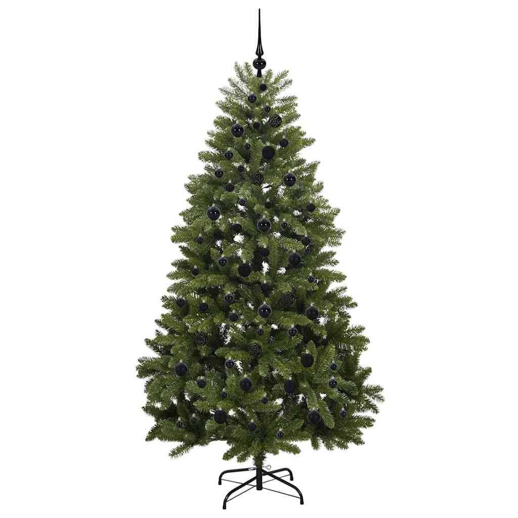 Sapin de Noël artificiel avec 300 LED Vert 210 cm PVC et métal - XIOS