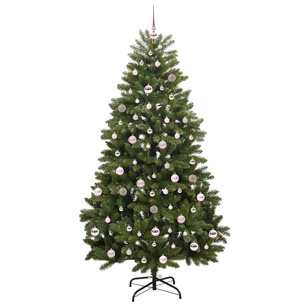 Sapin de Noël artificiel avec 300 LED Vert 210 cm PVC et métal - XIOS