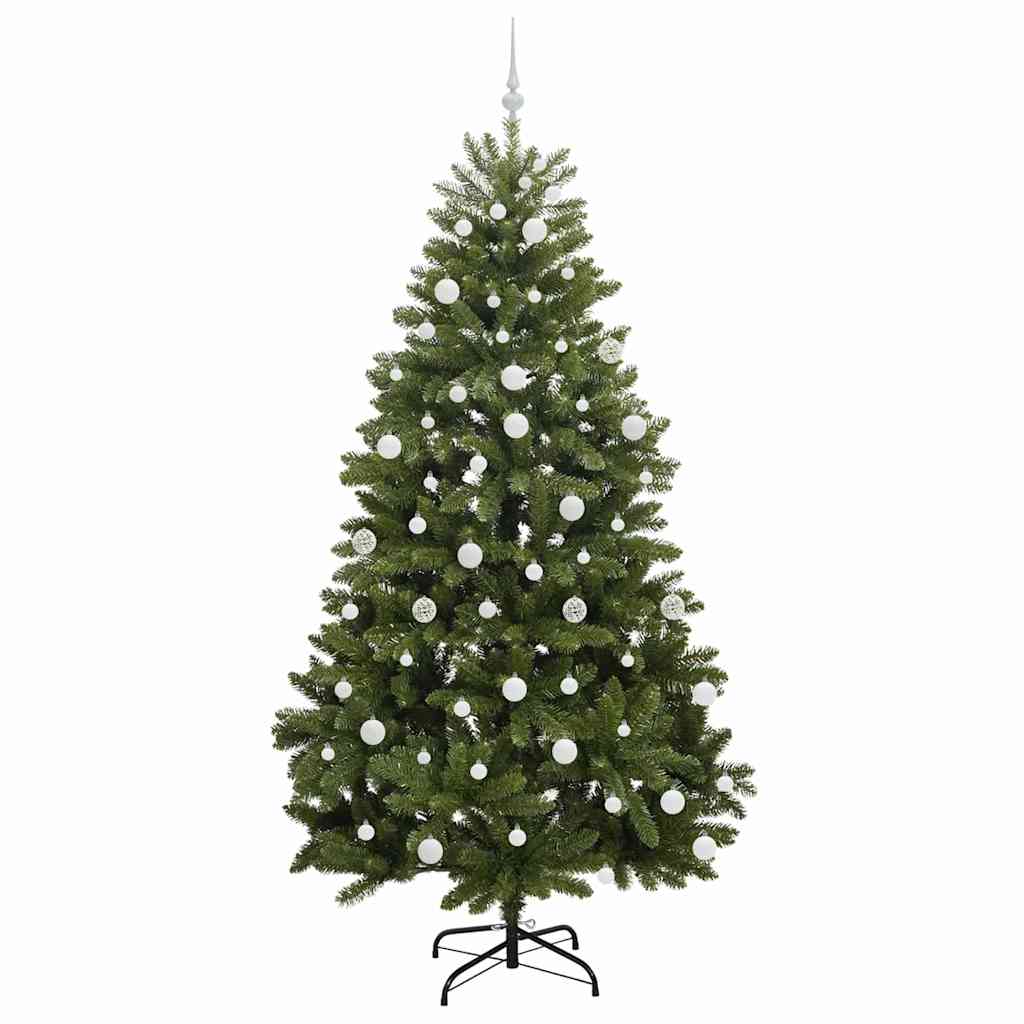 Sapin de Noël artificiel avec 300 LED Vert 210 cm PVC et métal - XIOS