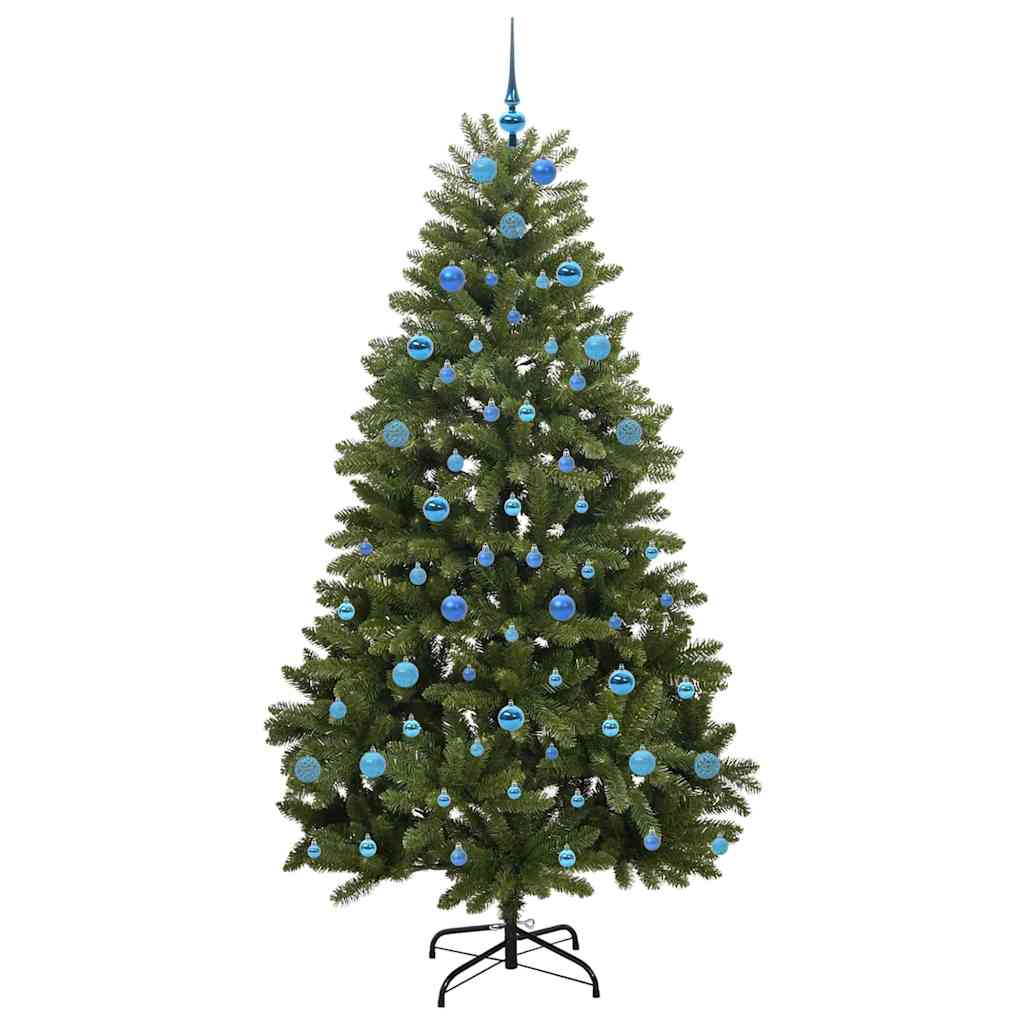 Sapin de Noël artificiel avec 300 LED Vert 210 cm PVC et métal - XIOS