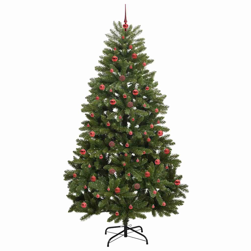 Sapin de Noël artificiel avec 300 LED Vert 240 cm PVC et métal - XIOS