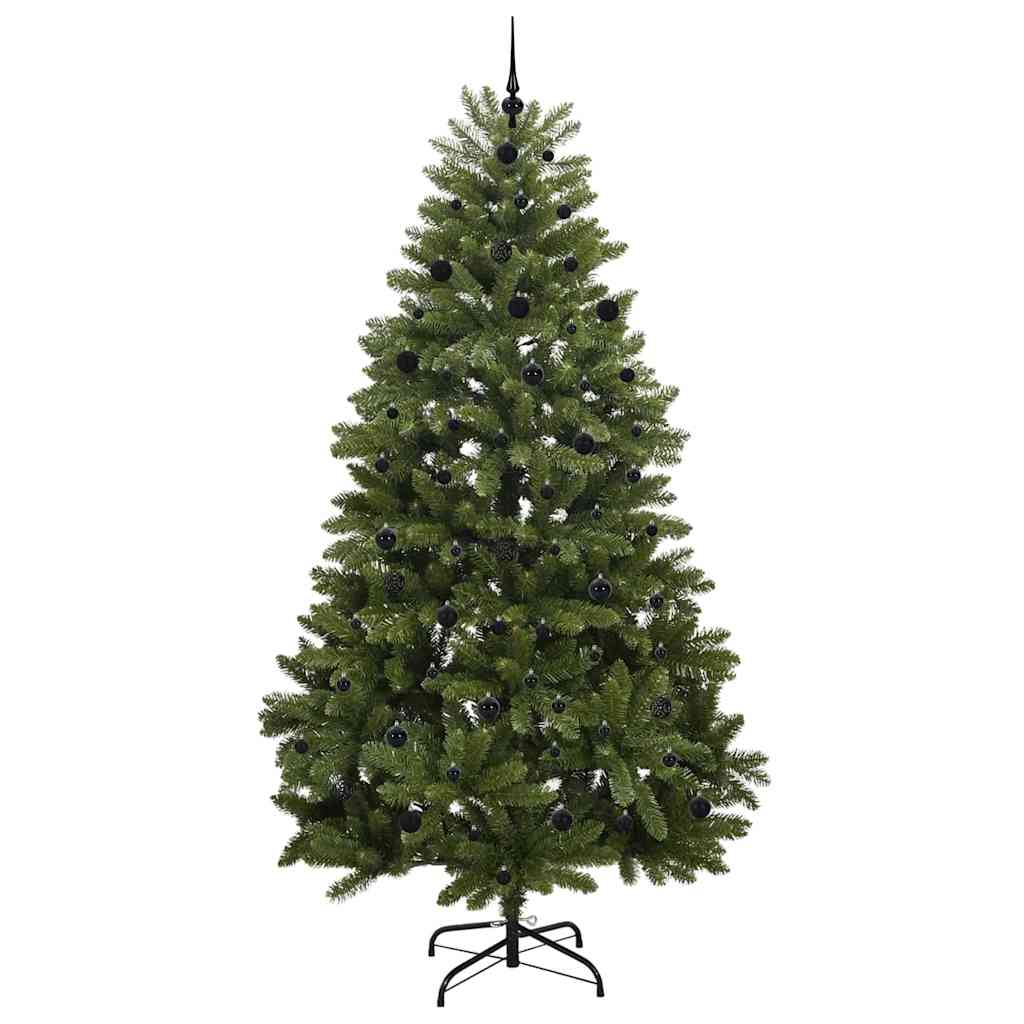 Sapin de Noël artificiel avec 300 LED Vert 240 cm PVC et métal - XIOS