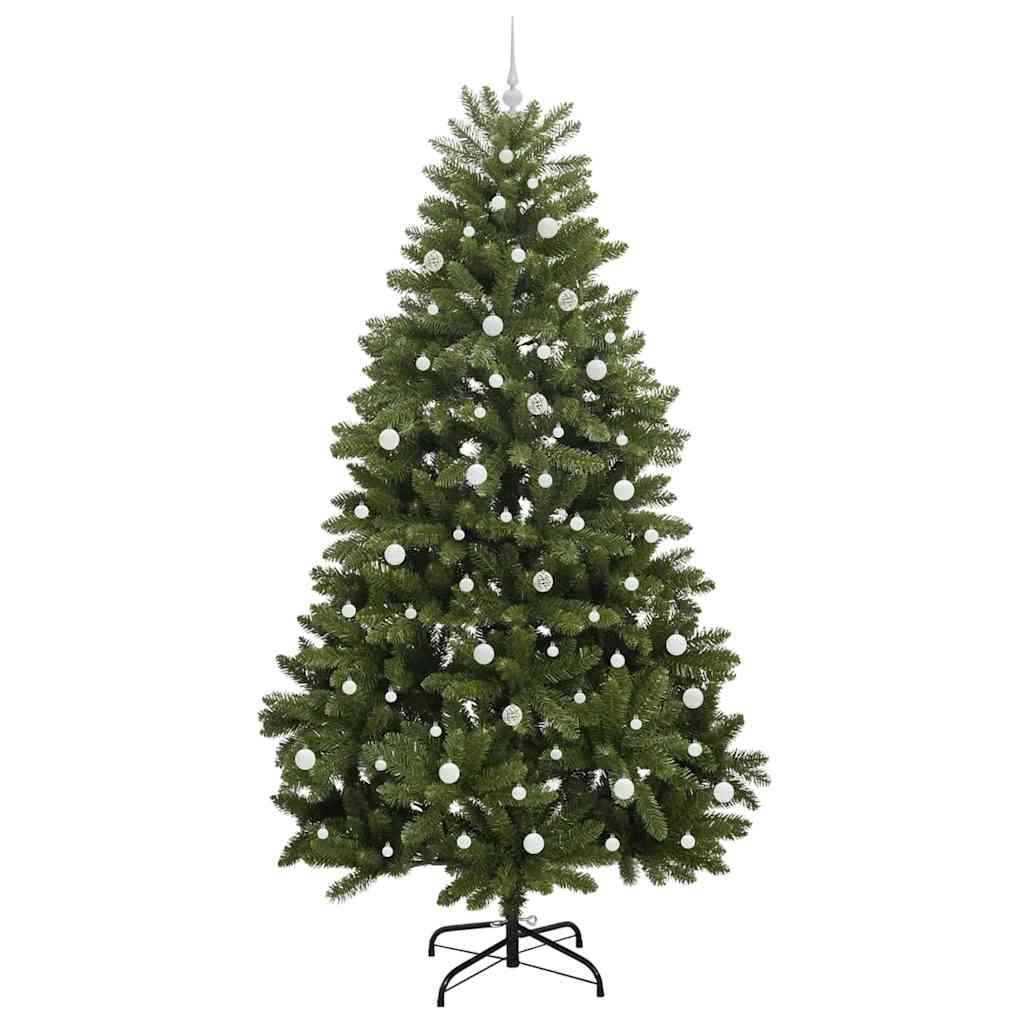 Sapin de Noël artificiel avec 300 LED Vert 240 cm PVC et métal - XIOS