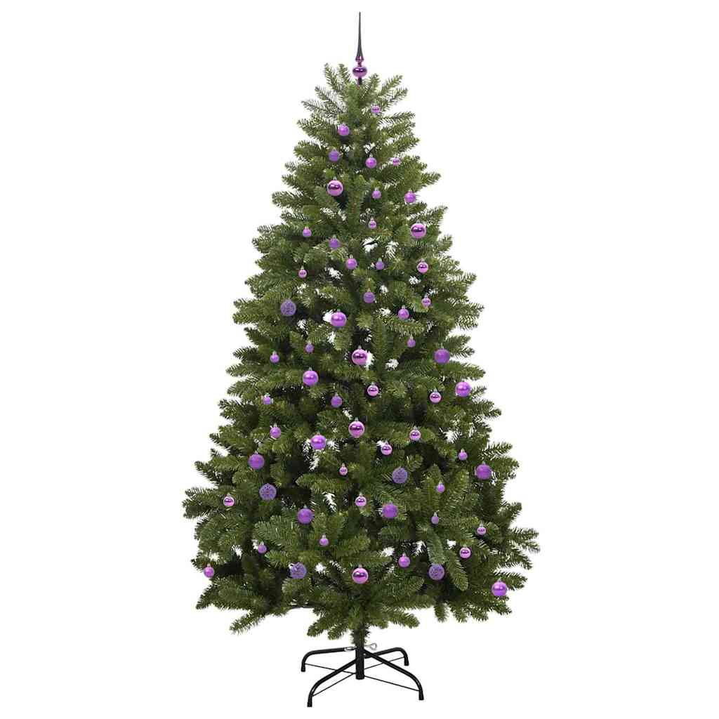 Sapin de Noël artificiel avec 300 LED Vert 240 cm PVC et métal - XIOS
