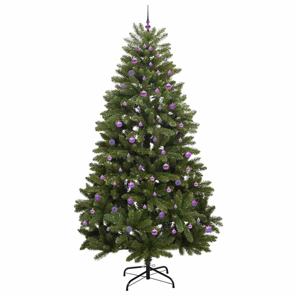 Sapin de Noël artificiel avec 300 LED Vert 270 cm PVC et métal - XIOS