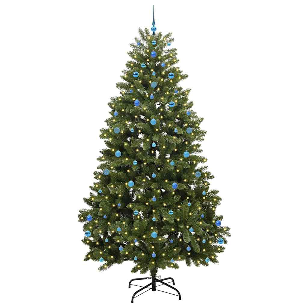 Sapin de Noël artificiel avec 300 LED Vert 270 cm PVC et métal - XIOS