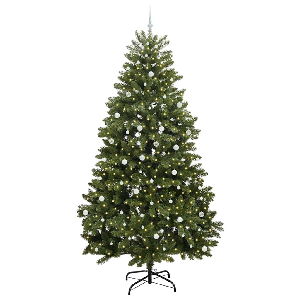 Sapin de Noël artificiel avec 300 LED Vert 300 cm PVC et métal - XIOS